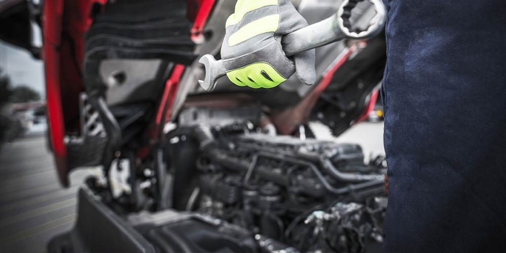 Servicing Vehicle